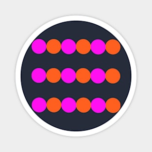 Stripe dots Magnet